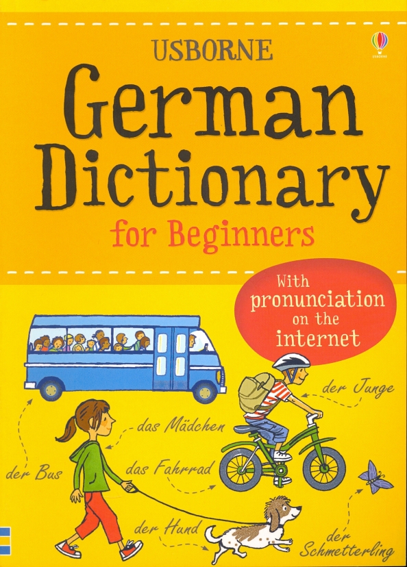 Begin german. German for Beginners. German for Beginners books. Dictionary German for Kids. Usborne Beginners Plus Cycling.