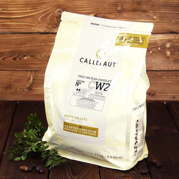 Купить Белый Шоколад Callebaut 2.5 Кг