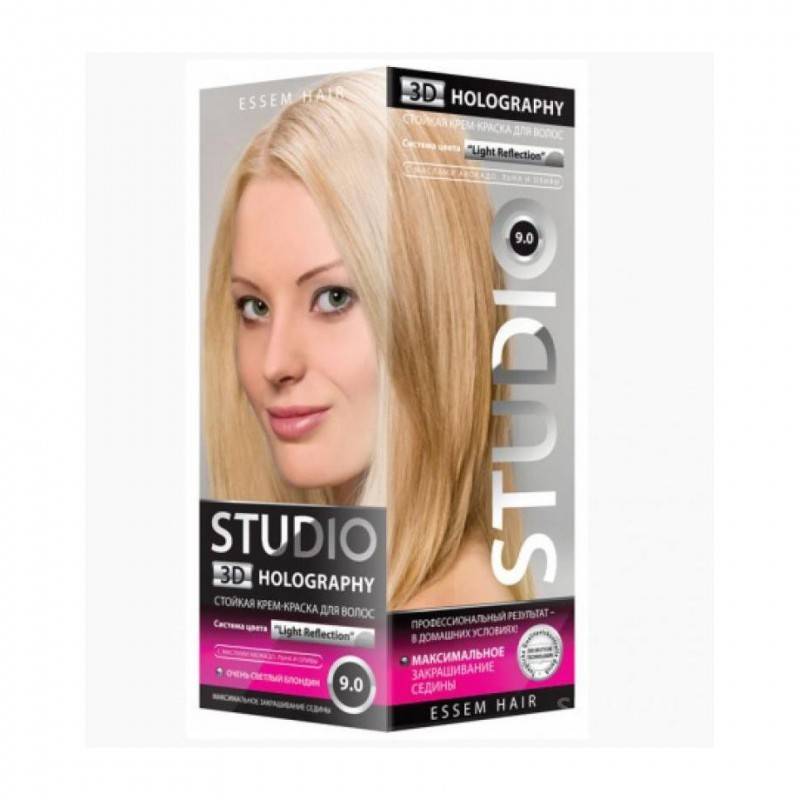 Краска для волос studio платиновый блондин