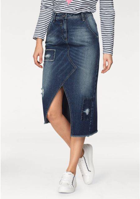 Модели юбки из джинса