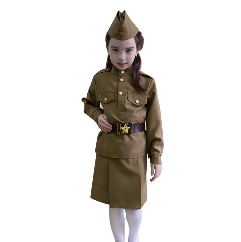 Озон военная форма. Костюм Солдатка Карнавалия. Девочка в военной форме. Костюм солдата для девочки. Гимнастерка для девочки.