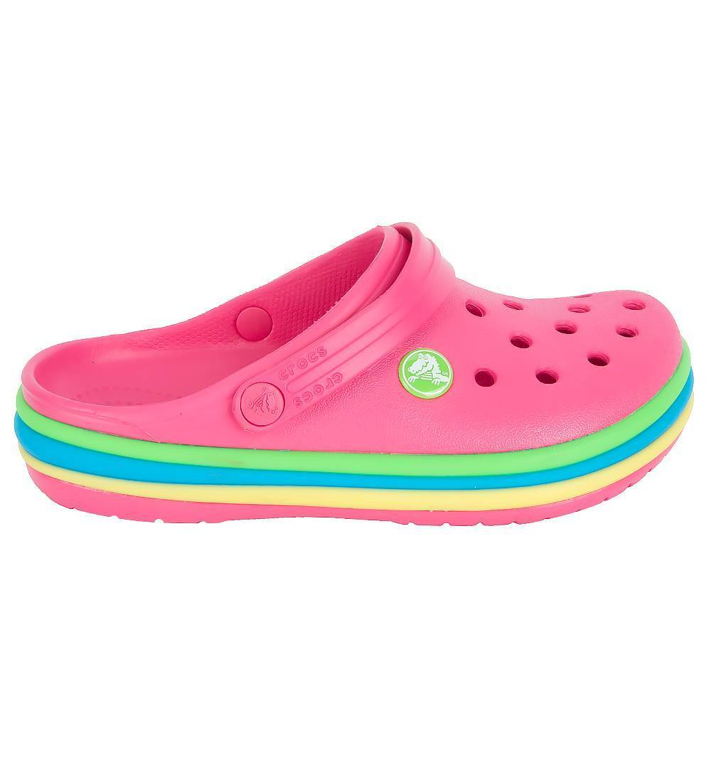 Crocs cheap rainbow clog