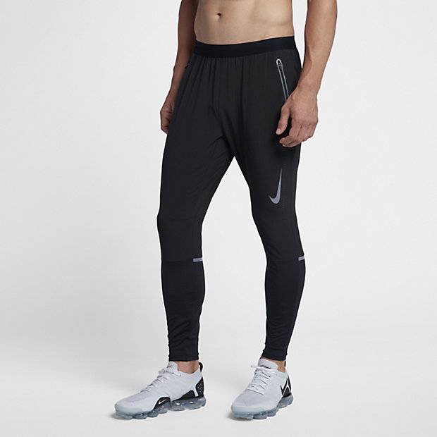 Мужские беговые брюки Nike Swift (Черный) (928583-010) купить в Ростове-на-Дону, видео обзоры и характеристики - SKU2455362