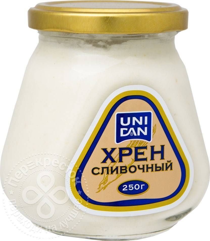 Хрен Uni Dan Сливочный 250г Бастион где купить в Старом Осколе, отзывы -  SKU2702383