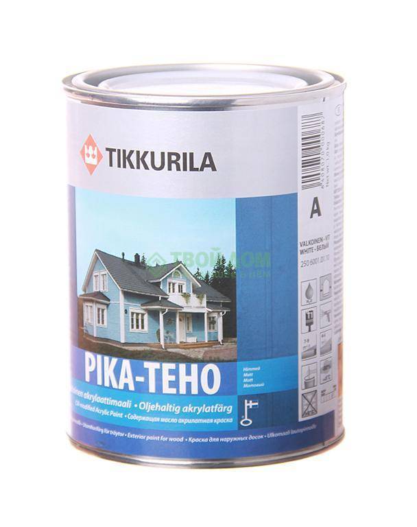 Pika teho. Пика Техо краска. Тиккурила пика Техо. Краска Tikkurila 1 л. Тиккурила пика Техо отзывы.