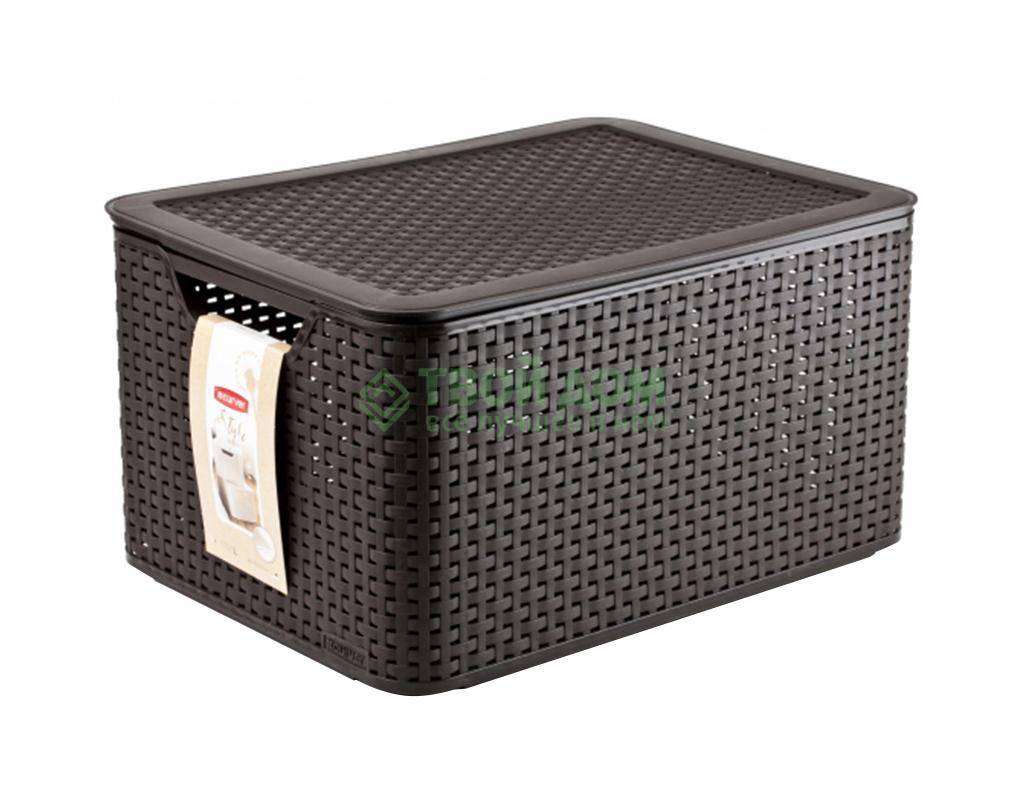 Style box. Корзина Curver Rattan Style Box l 30л. Curver корзина с крышкой Rattan Style Box l 24x44x33см. Корзина l 30л+крышка кремовая Curver 03619-885 Rattan Style Box. Корзина Curver Rattan Style Box l.