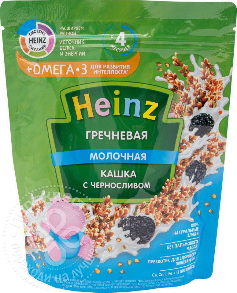 Гречневая каша heinz с омега 3 состав