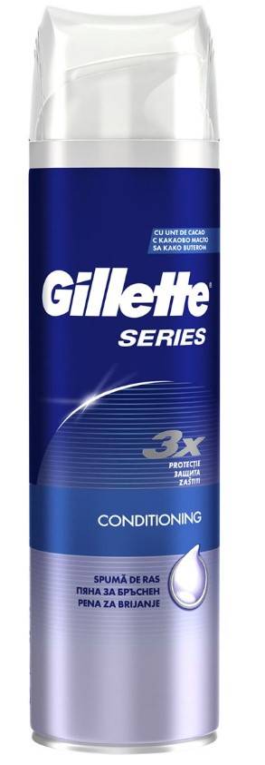 Пена для бритья gillette tgs sensitive skin