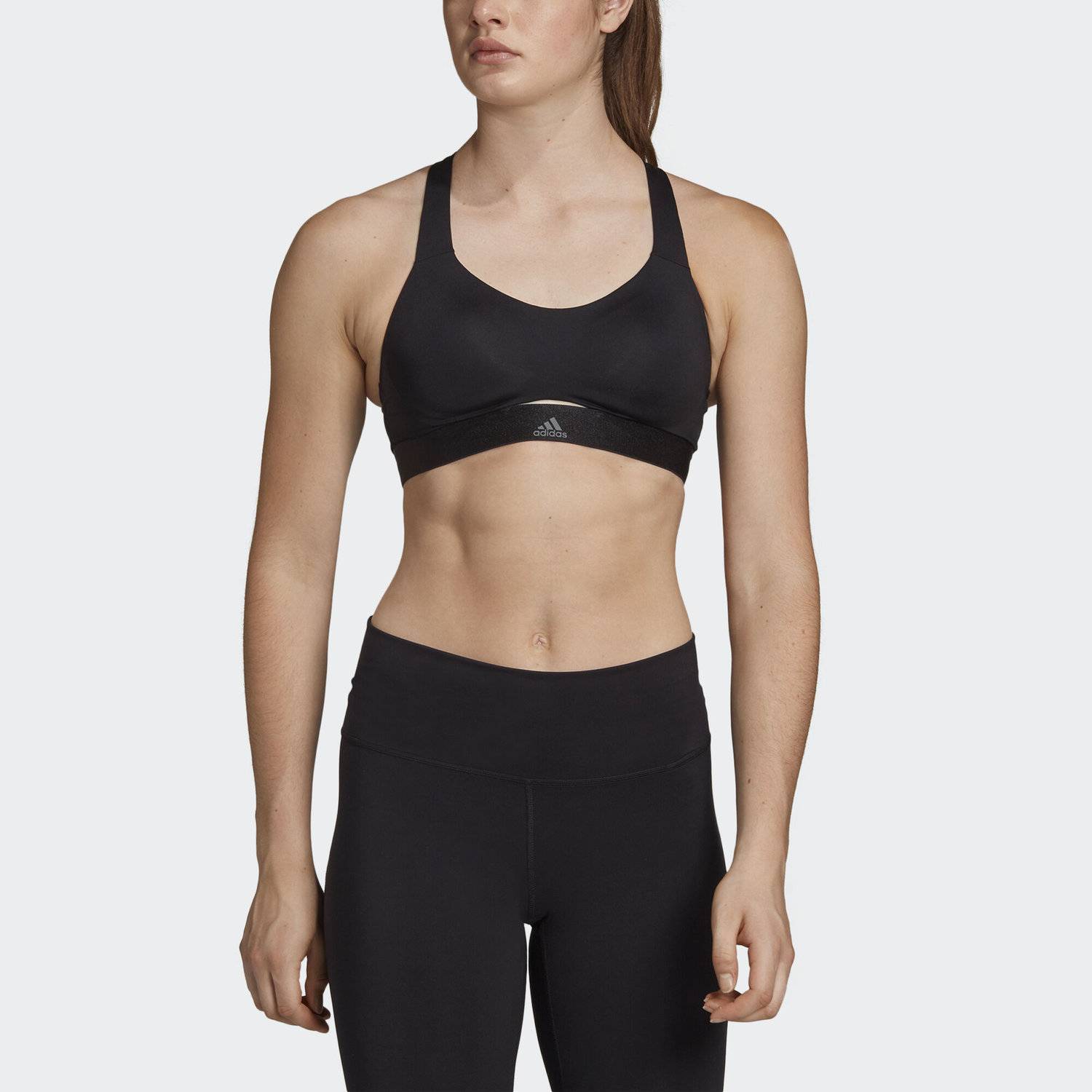 Adidas strong Sport Bra Grey and Black