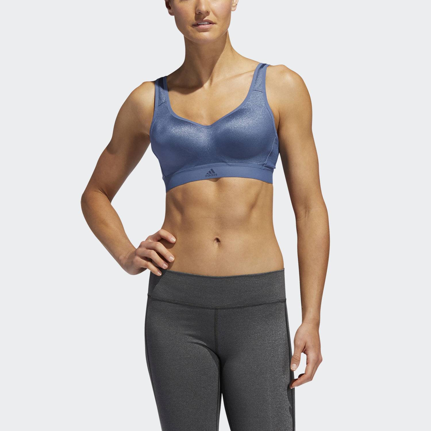 Adidas strong Sport Bra Grey and Black