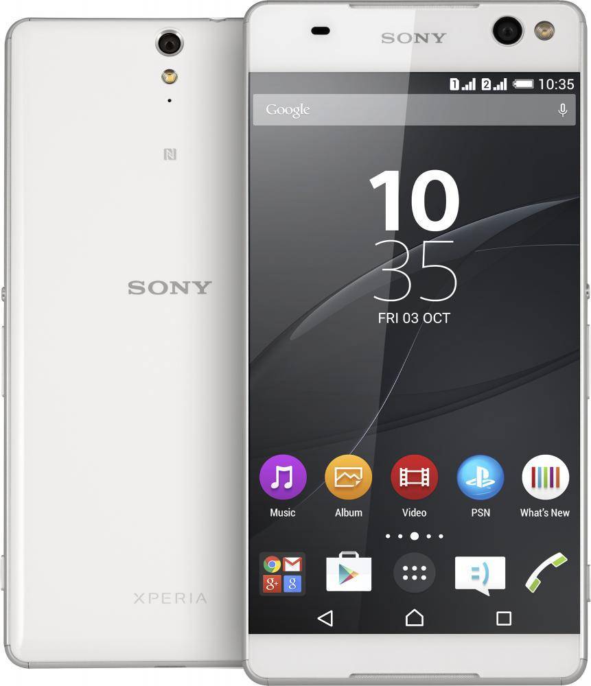 Мобильные телефоны Sony Xperia C5 Ultra Dual (белый) где купить в Москве,  отзывы - SKU71550