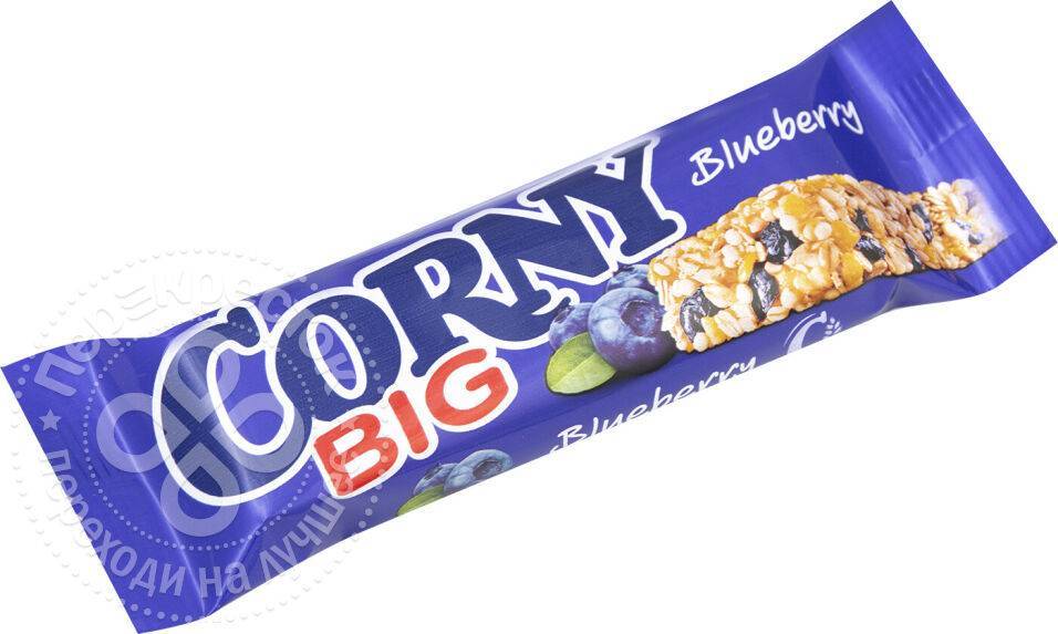 Злаковый батончик corny big Blueberry с черникой, 40 г