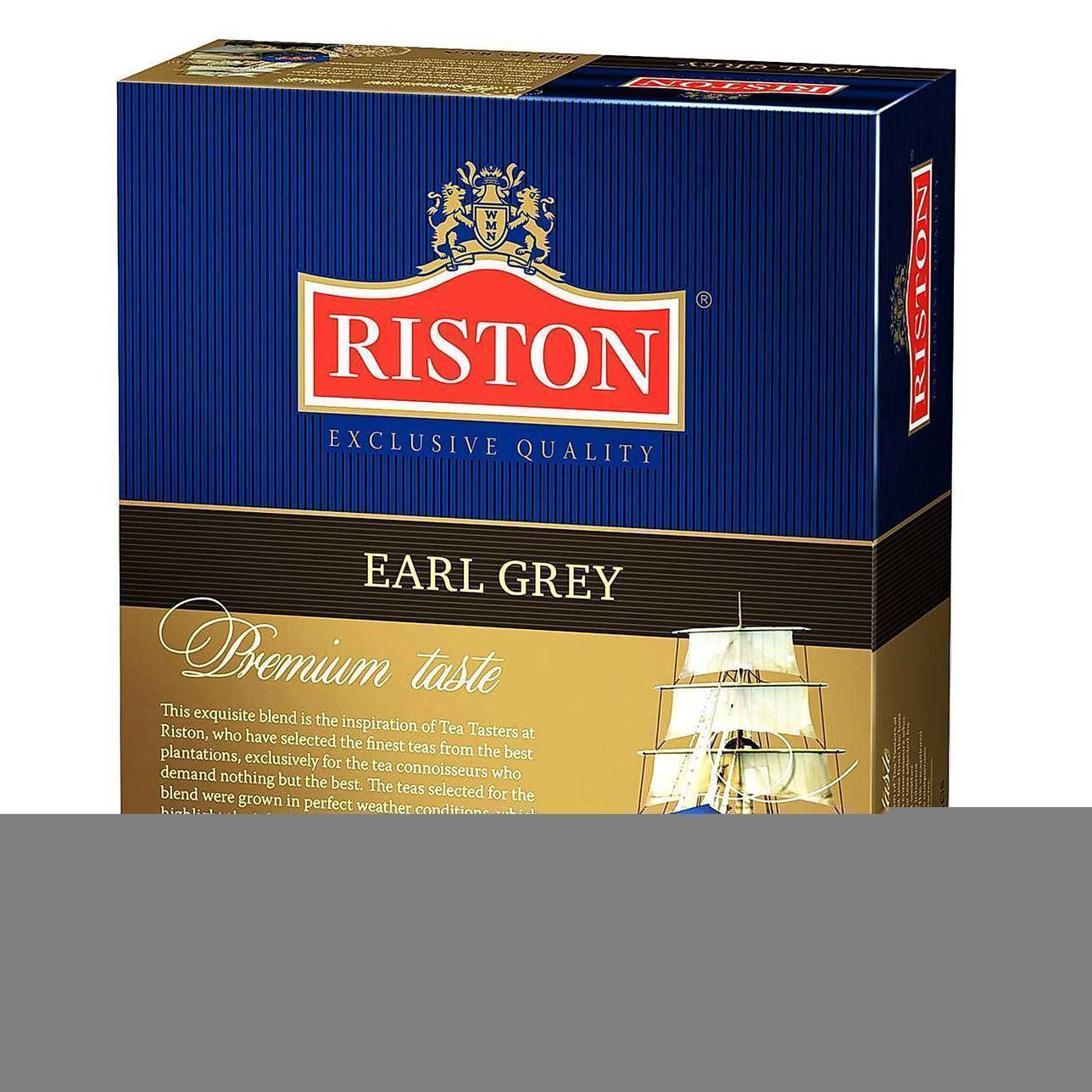 Чай ристон купить. Riston "Earl Grey", 100 шт. Чай Riston 100 пакетиков. Чай черный Riston Earl Grey. Чай 100гр Эрл грей Ристон Гурмэ.
