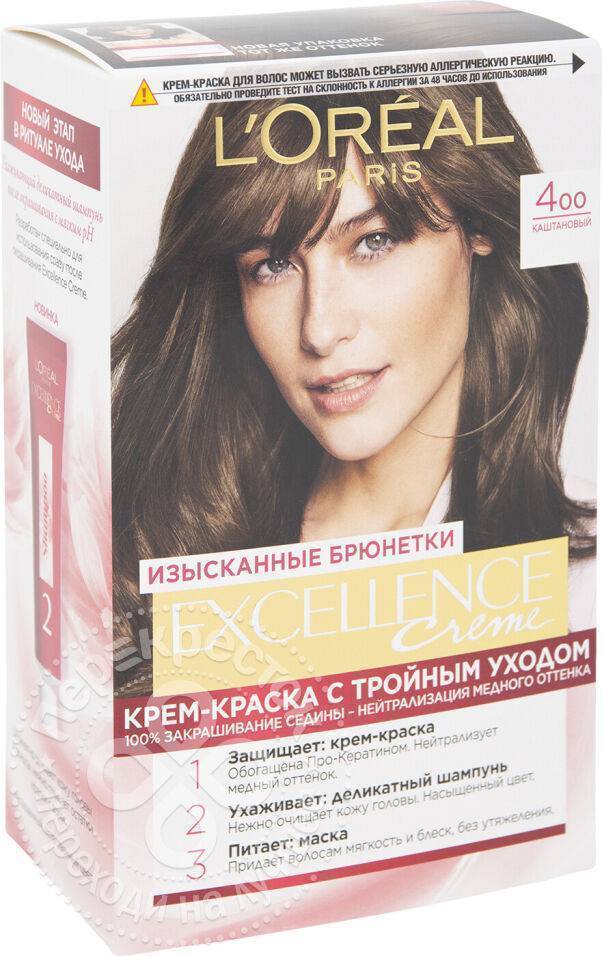 Лореаль экселанс. Лореаль Париж экселанс крем. Loreal Excellence Creme 400. Краска лореаль экселанс каштановые оттенки. Краска Loreal Excellence каштан.