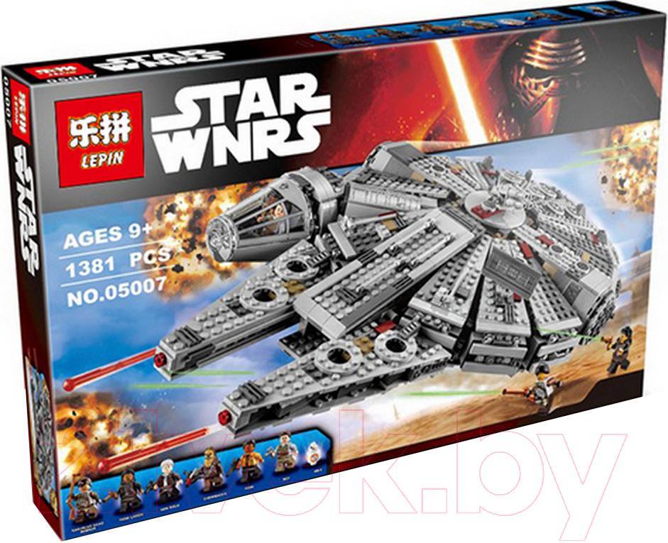 lepin star wars millennium falcon