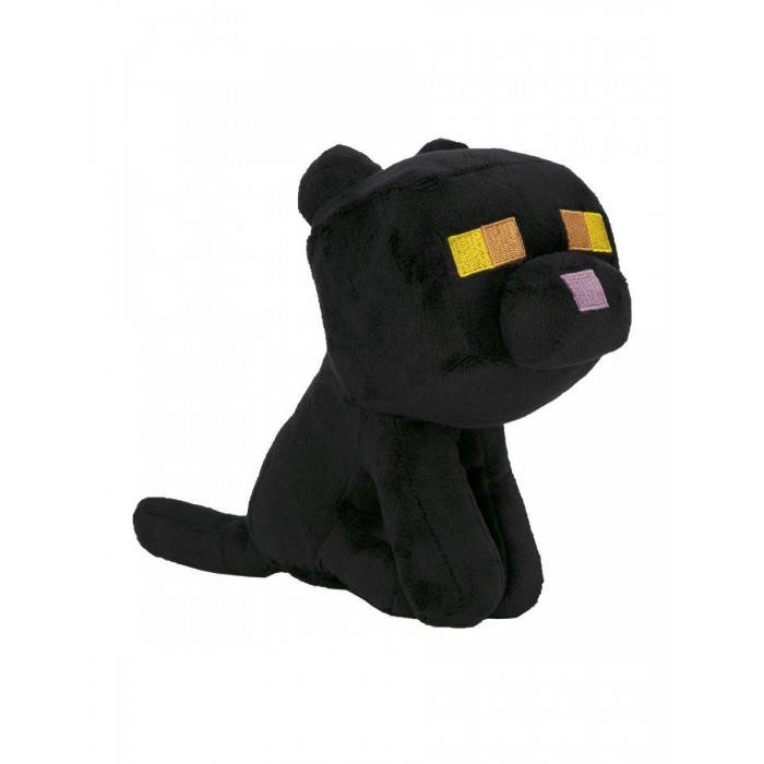 minecraft happy explorer cat plush