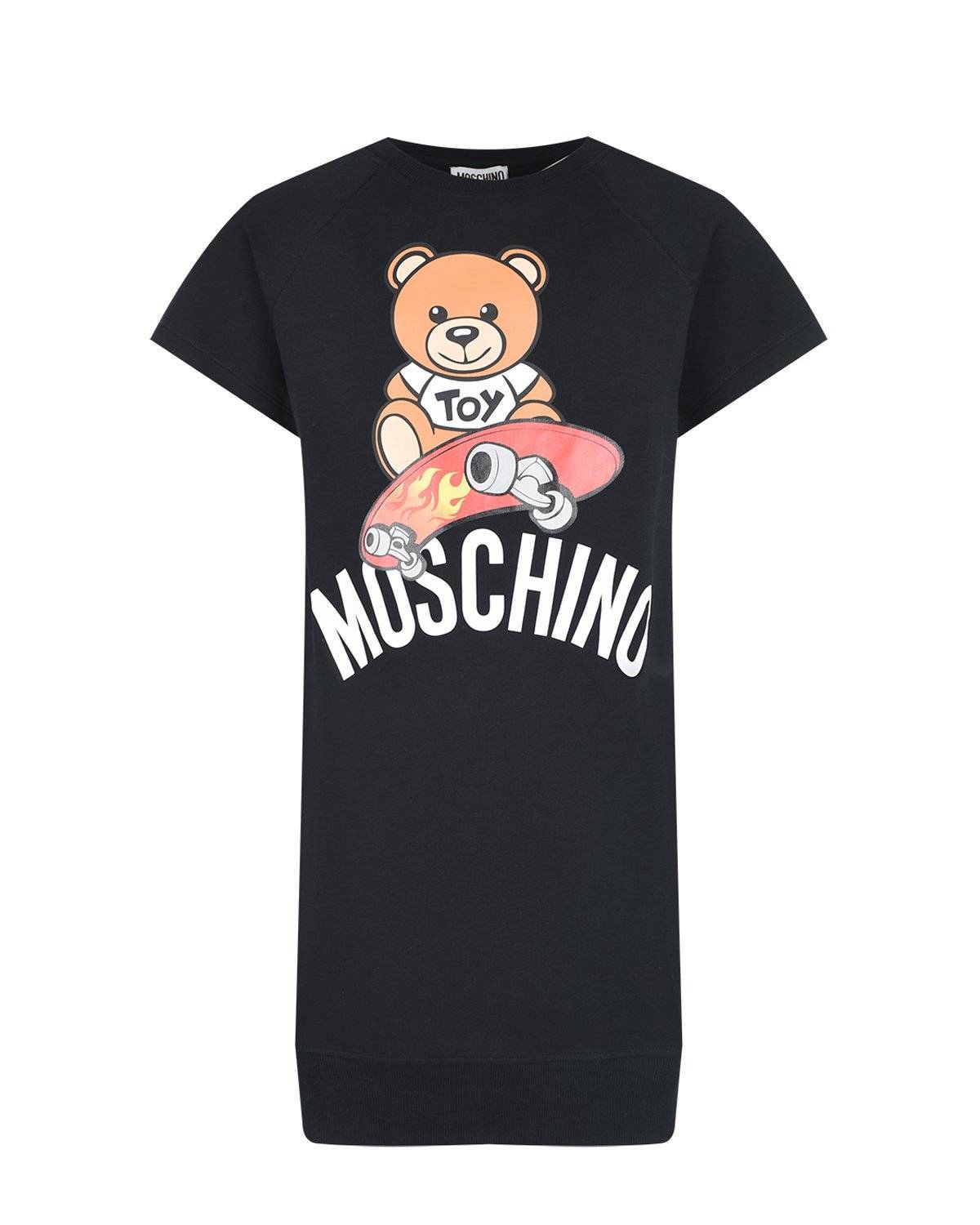 Футболка с мишкой бренд Moschino