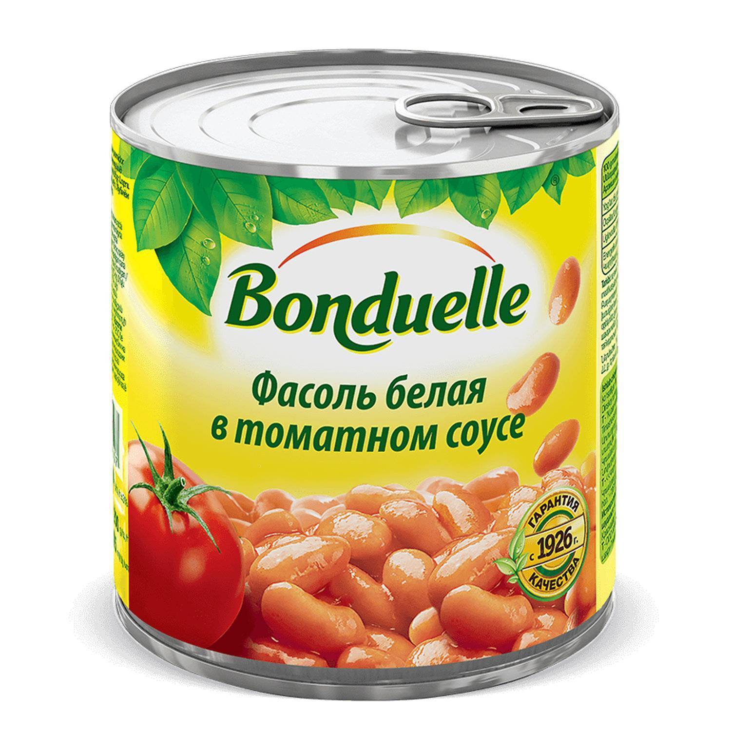 Фасоль 425 Бондюэль белая в томатном соусе