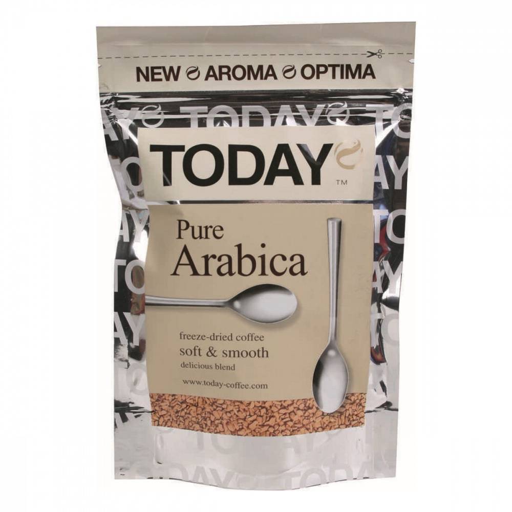 Кофе pure arabica. Today Pure Arabica 150г пак. Today Pure Arabica кофе сублимированный 75г. Today Pure Arabica кофе растворимый 75. Кофе today Арабика м/у 75 г.