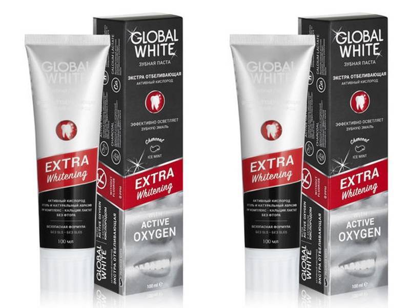 Global white отбеливающий паста. Global White зубная паста Extra Whitening.