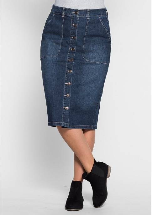 Классическая джинсовая юбка