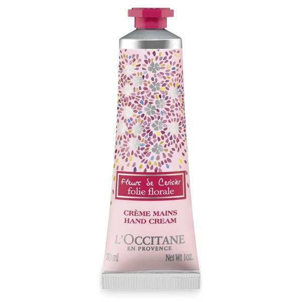 L occitane cherry blossom. L'Occitane Cherry Blossom крем. Creme mains hand Cream in Provence loccitane. Крем l'Occitane fleurs de cerisier. Cherry Blossom крем для рук.