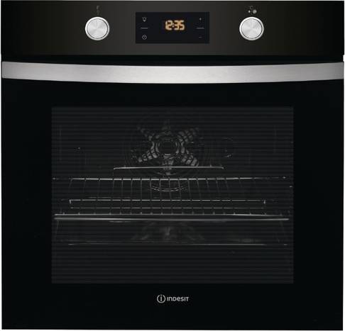 Встраиваемый электрический духовой шкаф hotpoint ariston fa5 841 jh bl ha black