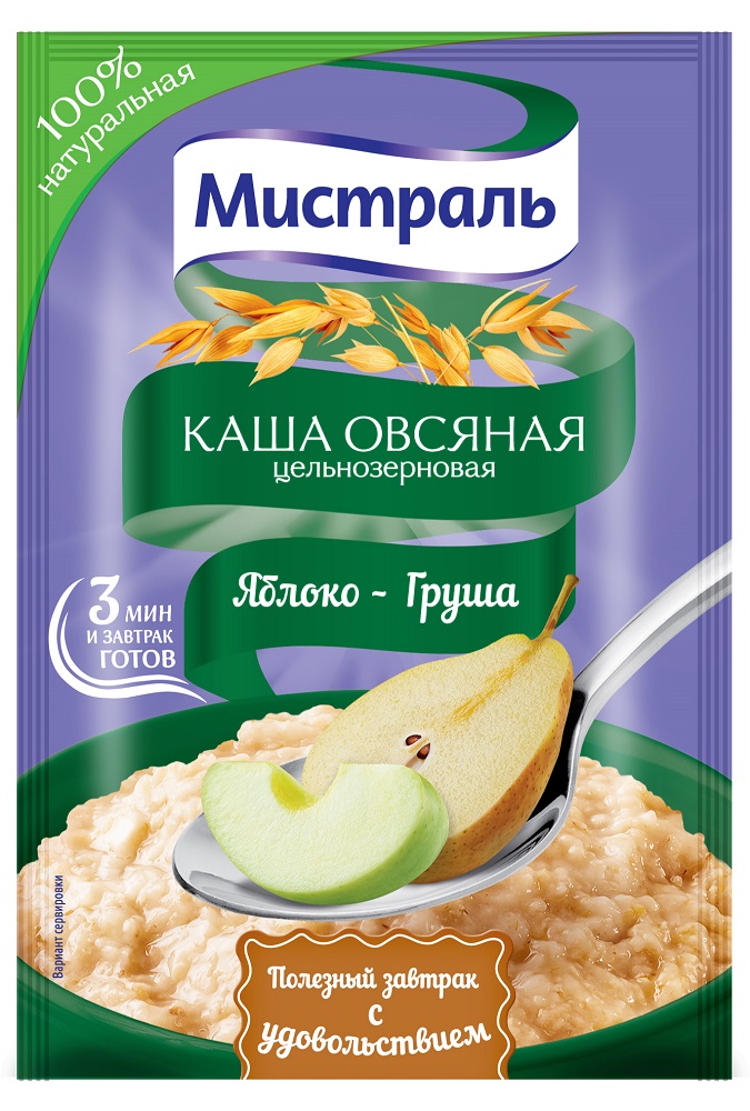 Мистраль овсяная каша цельнозерновая