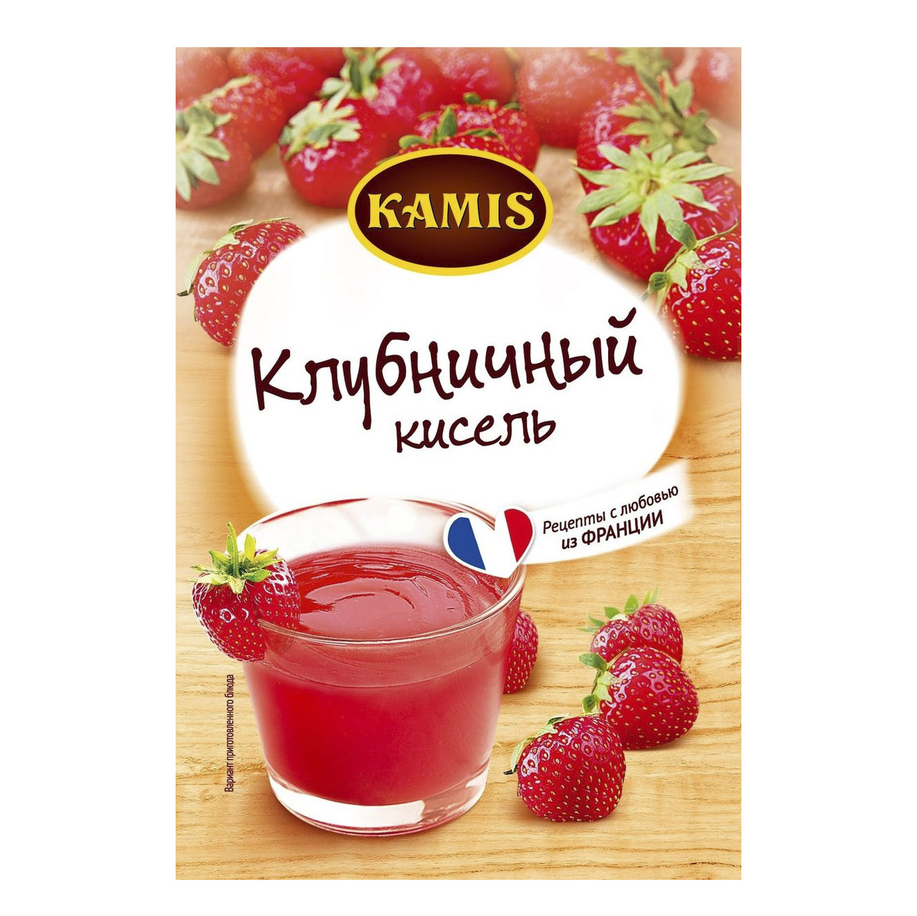 Кисель клубничный