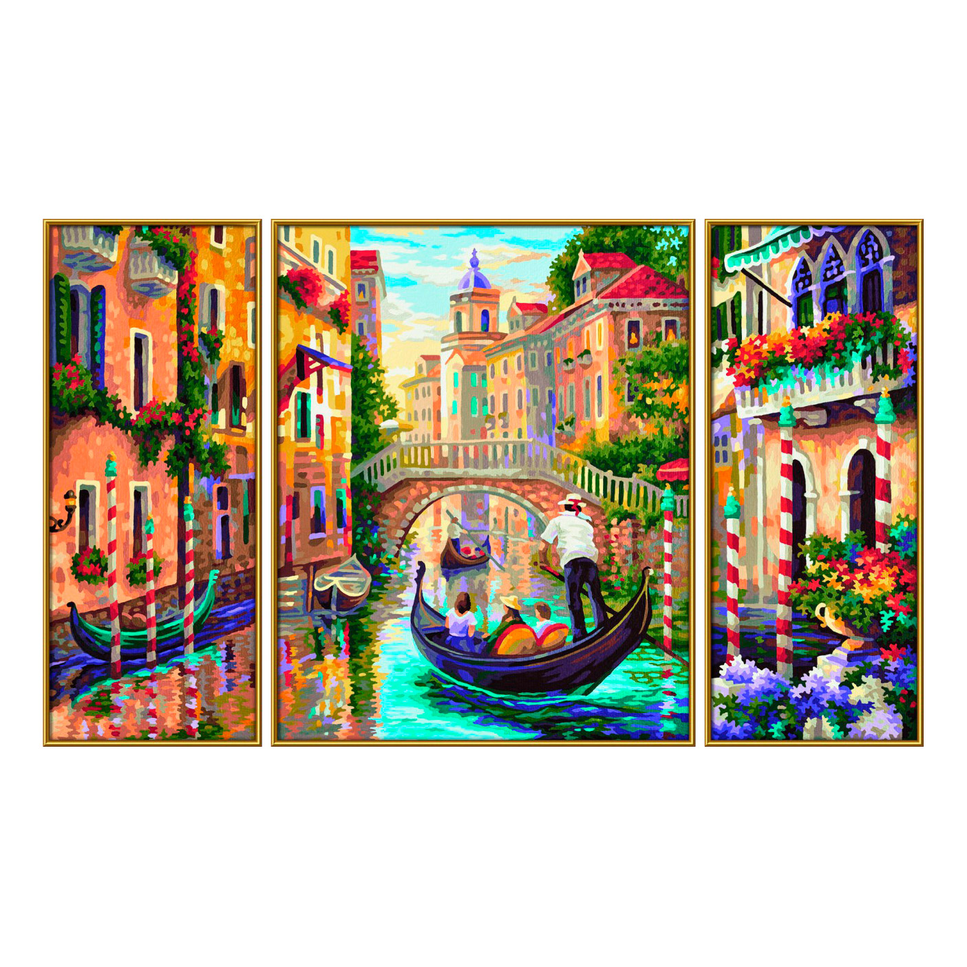Три картины по номерам. Шиппер Венеция. Schipper картина по номерам "Венеция - город в лагуне" 50х80 см. Шиппер триптих. Картина по номерам шиппер Венеция.