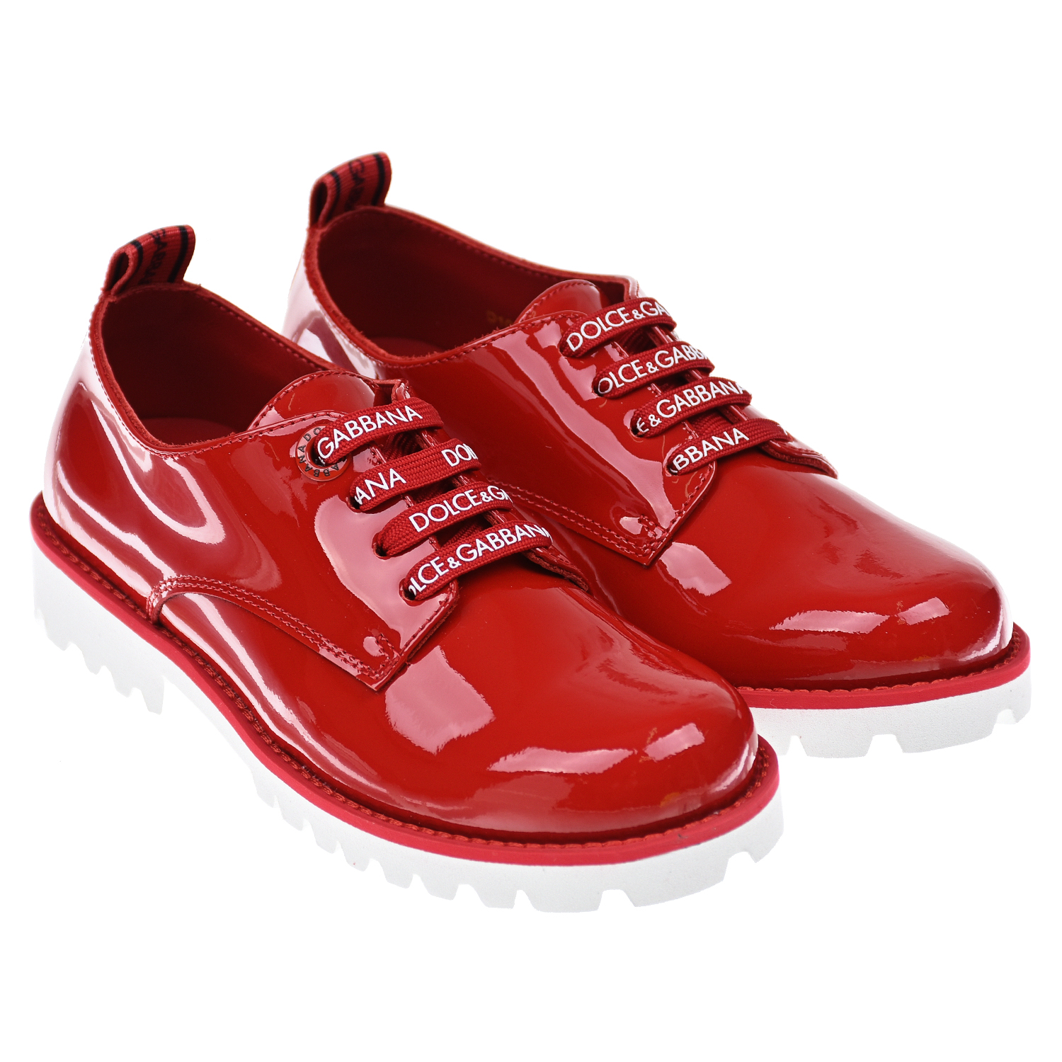 Красные лаковые ботинки Dolce\u0026Gabbana детские для девочек купить в СтаромОсколе и характеристики - SKU6693377