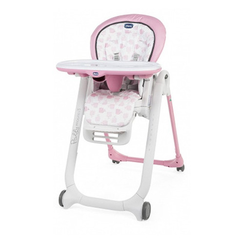 Стульчик для кормления chicco polly magic pink