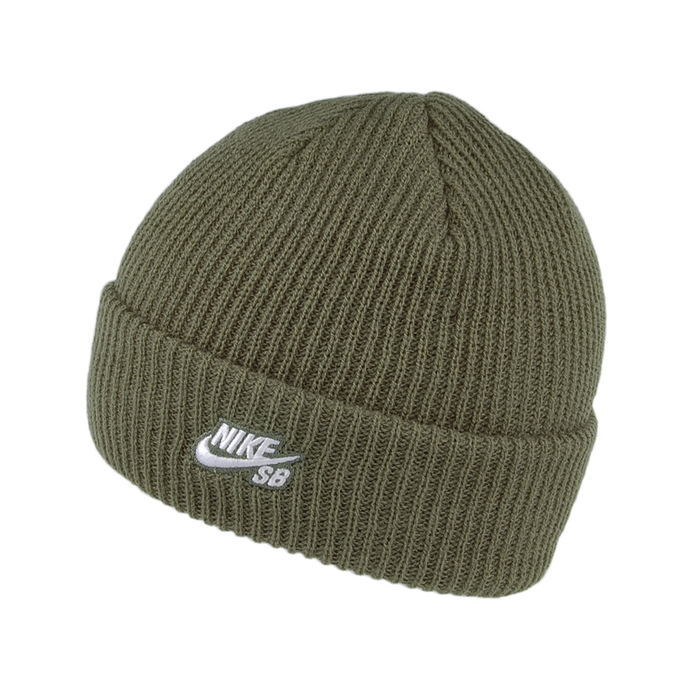 nike sb fisherman beanie olive