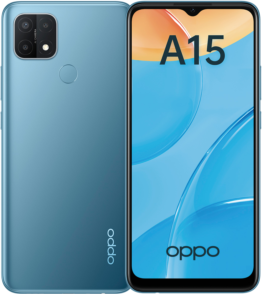 Смартфон OPPO A15 2/32Gb Blue (CPH2185) где купить в Москве, отзывы -  SKU7194020