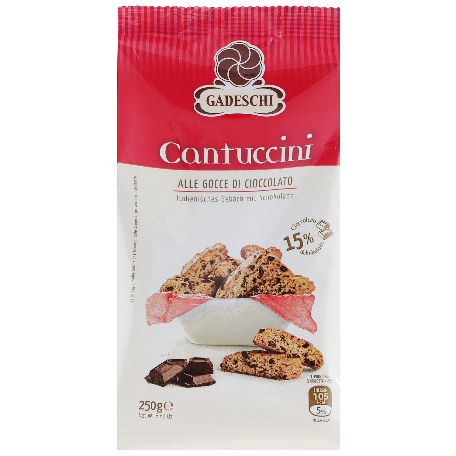 Печенье Cantuccini с темным шоколадом