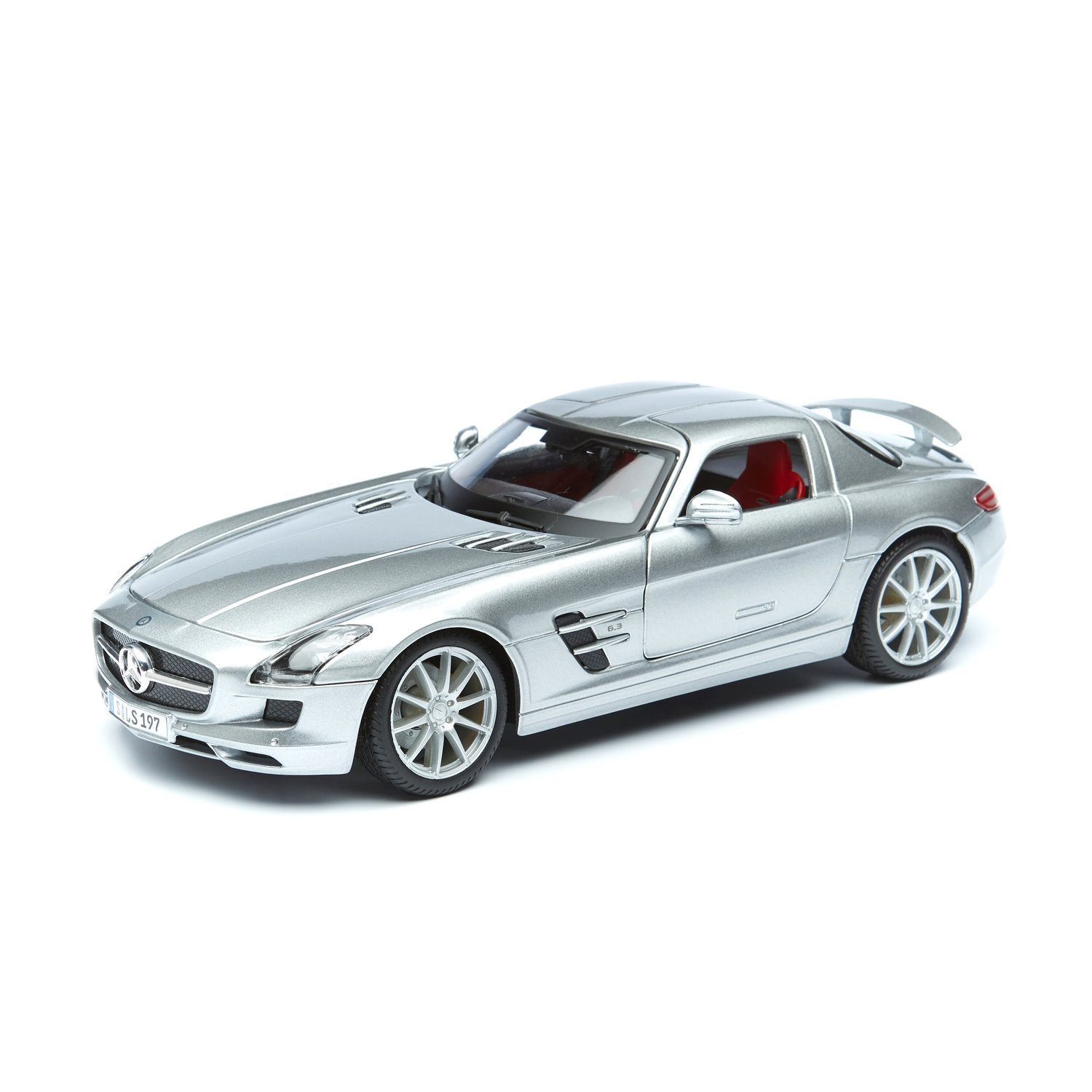 Maisto Машинка Mercedes-Benz SLS AMG 1:18 серебро (31389) где купить в  Старом Осколе - SKU7861987