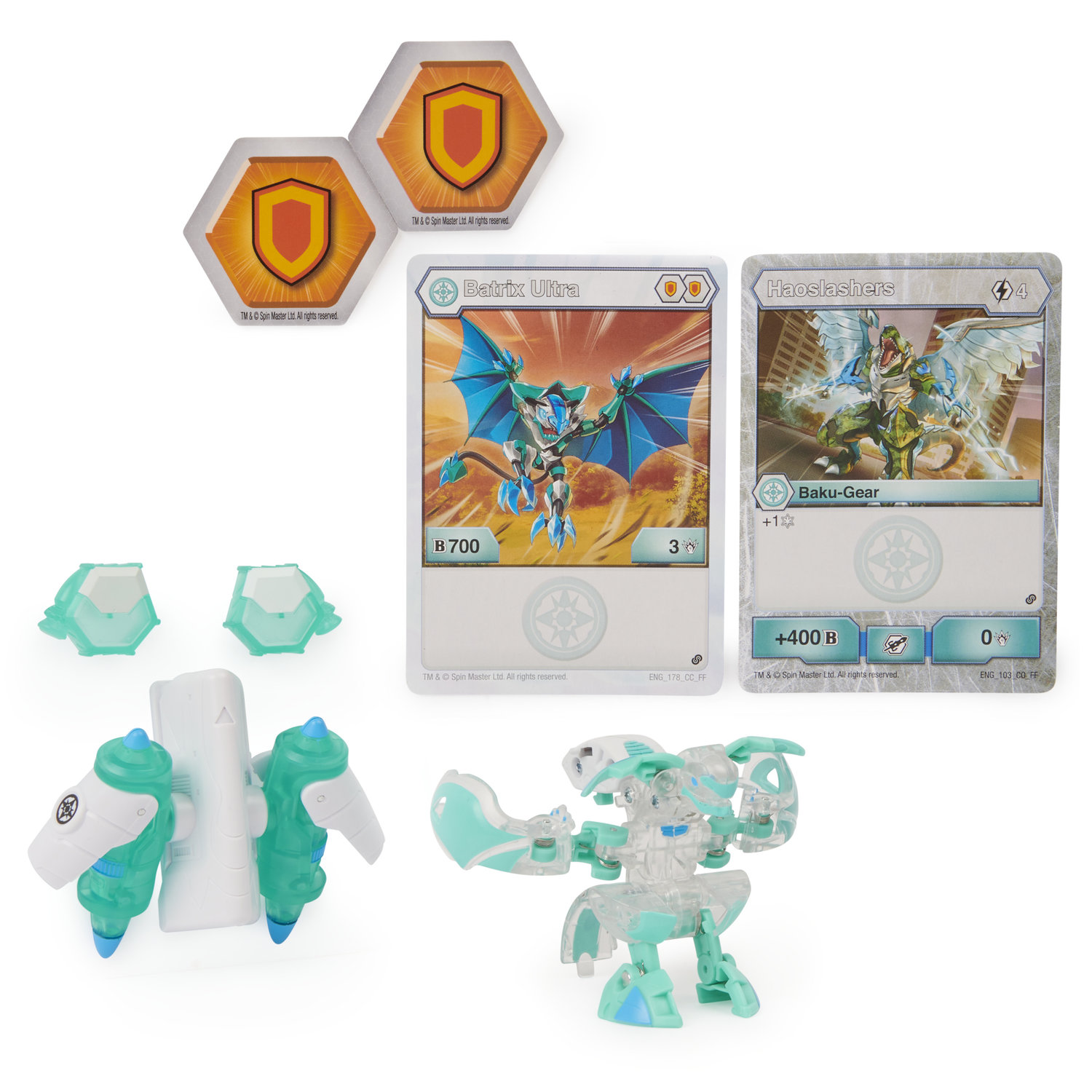 Bakugan Игрушка Ультра Бактрикс с Баку-силой (Белый / Зелёный) (6059901)  где купить в Старом Осколе - SKU7865520