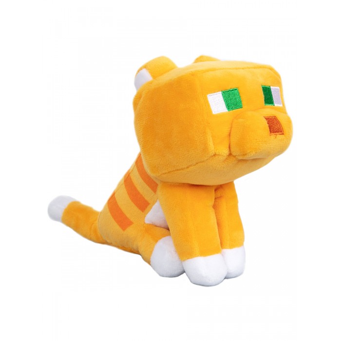 minecraft happy explorer cat plush