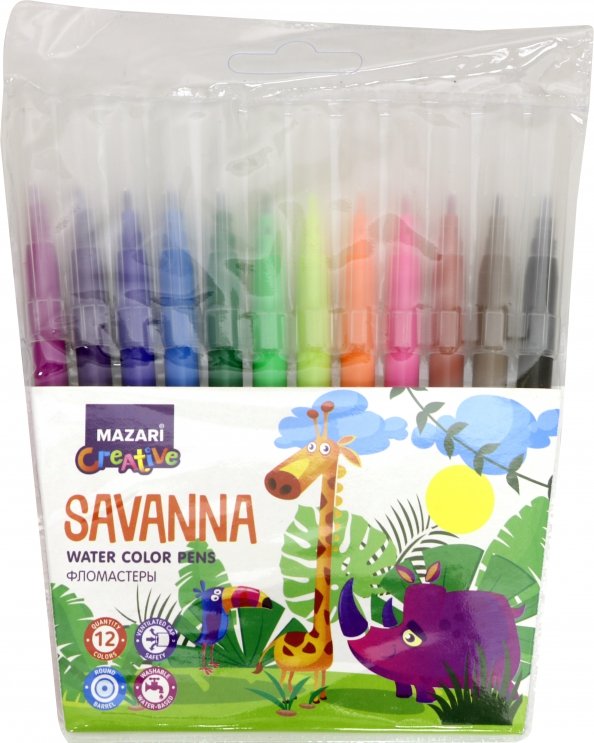 Цвет саванна. Фломастеры Mazari Kids 12 шт. Фломастеры 12 цветов недорогие. Фломастеры "Cappi", 18 цветов. Фломастеры Китай 12 цветов.