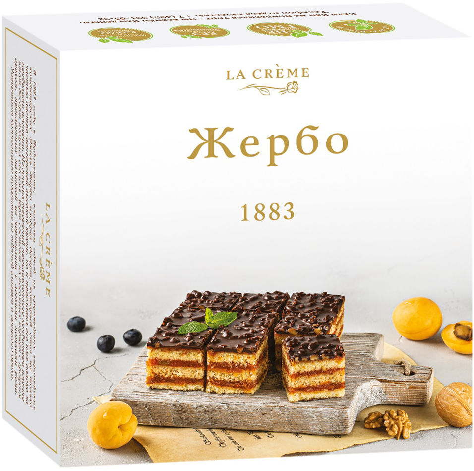 Торт La Creme Жербо Классический 350г где купить в Старом Осколе -  SKU8350816