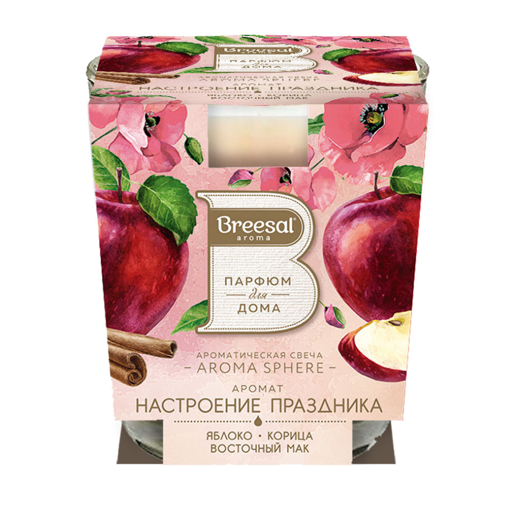 Breesal Ароматическая свеча Aroma Sphere «Настроение праздника» (Breesal )  (ЭХ99989418238) где купить в Старом Осколе, отзывы - SKU8467918